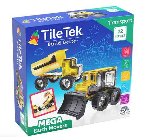 Tiletek - 22 Piece Mega Earth Movers