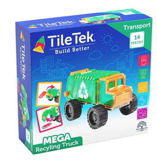 Tiletek - 14 Piece Mega Recycling Truck