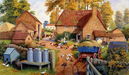 Falcon Jumbo Autum On The Farm 1000 Pc Puzzle