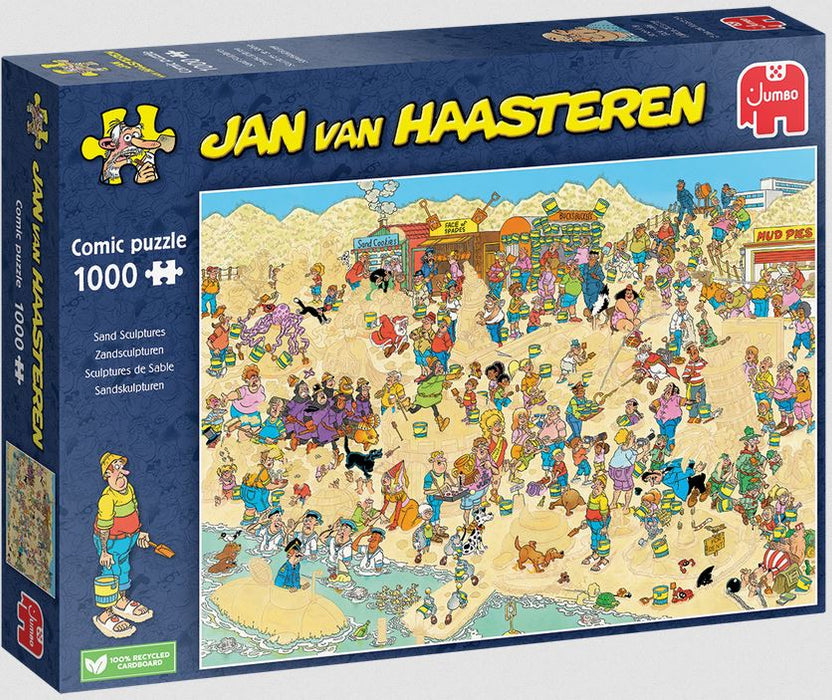 Jan Van Haasteren Sand Sculptures 1000 Pc Comic Puzzle