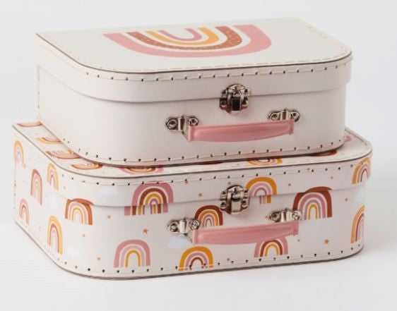 Rainbow 2pc Suitcase