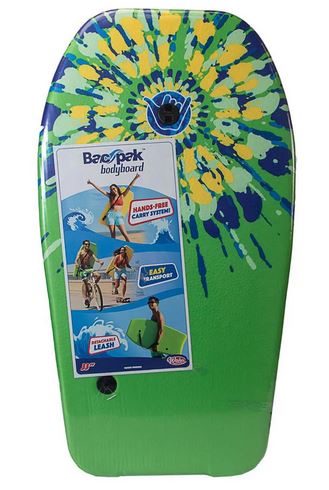 Wahu Bodyboard Bac Pak 84cm Green/blue With Hands Free Strap