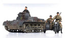 Academy 1/35 Sc German Panzer 1 Ausf.b  Tank & Motorbike With Sidecar + 3 Figures