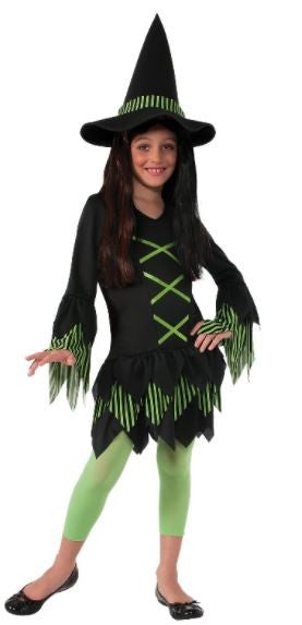 Lime Witch Costume Size Medium