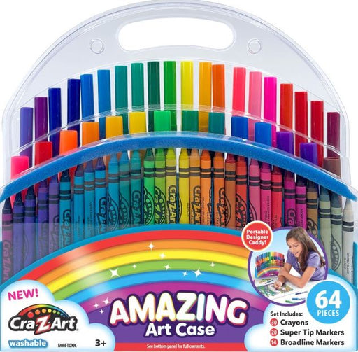 Amazing Art Case 64 Piece Set