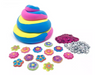 Craz-slime Fun Dome Toppers Flower Power Tie Die Fluffy