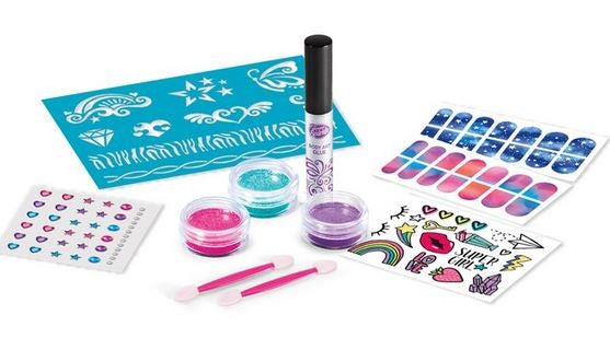 Simmer N Sparkle Sparkling Glitter Tattoo And Nails Set