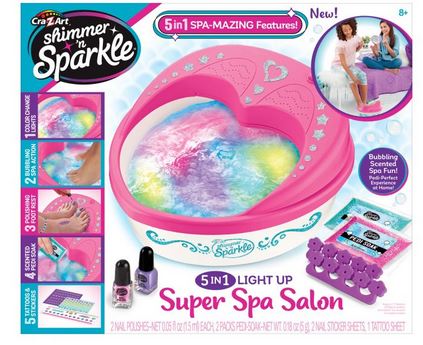 Shimmer N Sparkle 5 In 1 Light Up Super Spa Salon