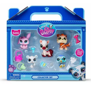 Littlest Pet Shop Winter Besties 5 Pet Collection Set