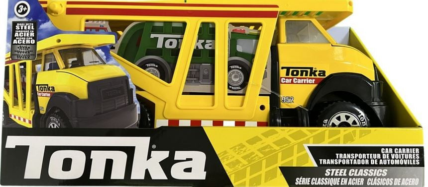 Tonka Steel Classic Car Transport Car Carrier