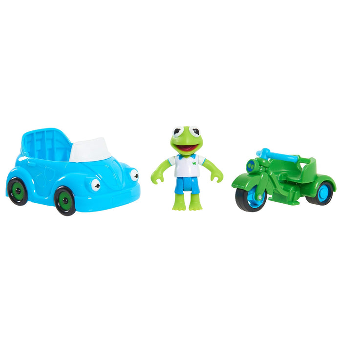 Muppets Babies Kermit Figure With Trike & Car Playset