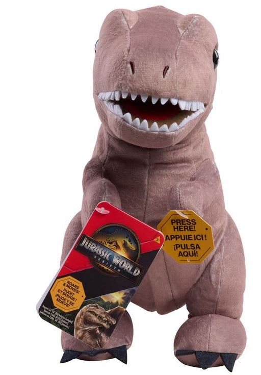 Jurassic World Rebirth T-rex Roarin Plush With Sound