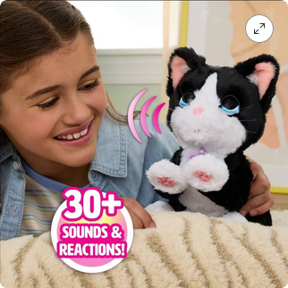 Furreal Boots The Biscuit Making Kitty Black/white