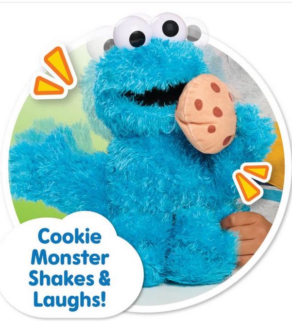 Sesame Street Cookie Monster Animated Plush 34cm