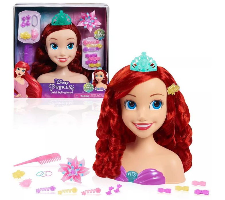 Disney Princess Ariel Styling Head With Mix & Match Accessories