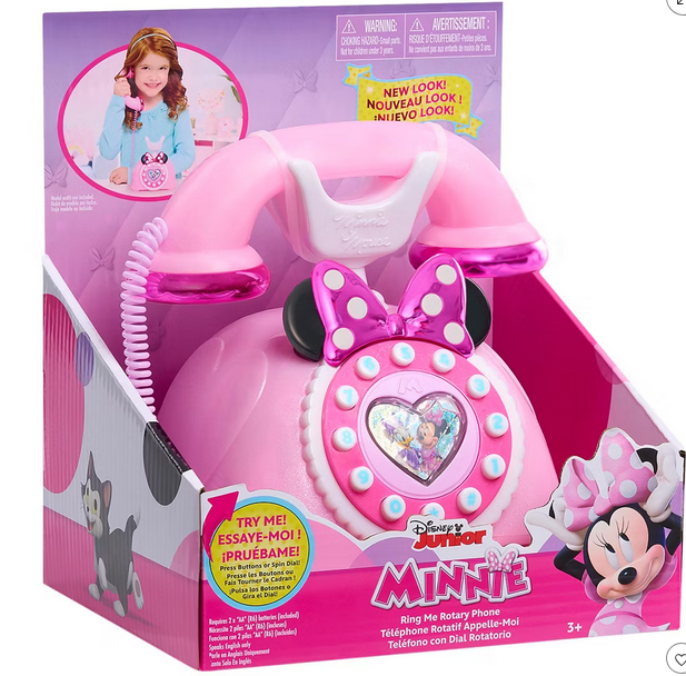 Minnie Mouse Ring Me Rotary Phone 2