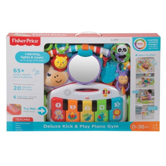 Fisher Price Deluxe Kick N Play Piano Gym