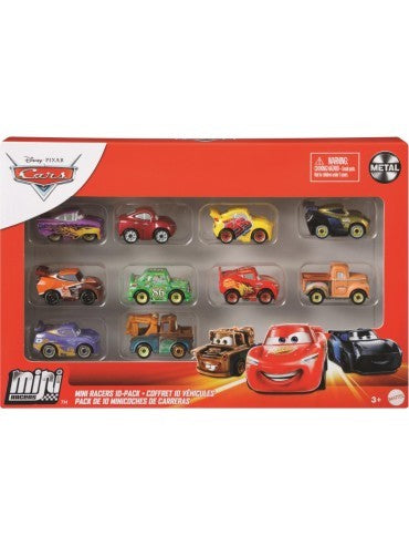 Cars Mini Racers 10 Pack Assorted