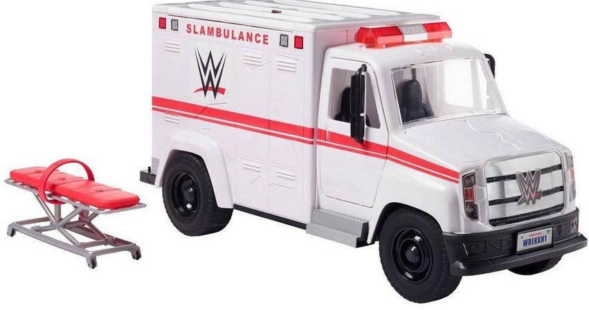 Wwwe Wrestling Wrekkin Slambulance Playset