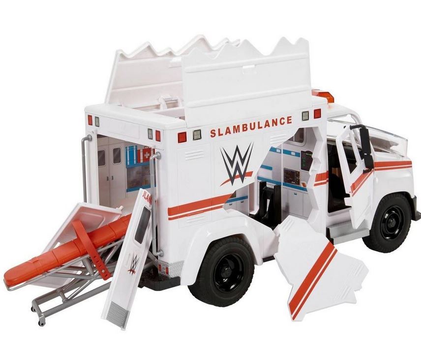 Wwwe Wrestling Wrekkin Slambulance Playset