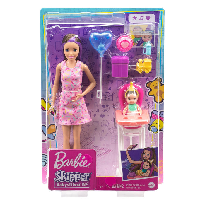 Barbie Skipper Babysitter Baby Birthday Playset