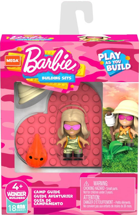 Mega Construx Barbie You Can Be Anything Camp Guide Doll