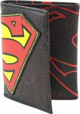 Superman Halftone Appltri-fold Wallet