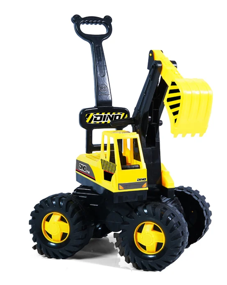Kick A-long Construction Digger Ride On (plastic)
