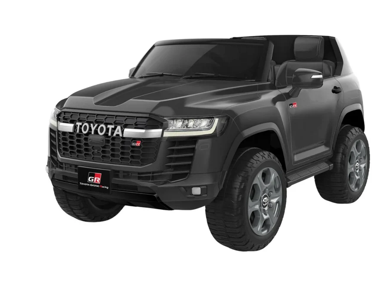 Toyota Landcruiser 12 Volt Black Ride On Car