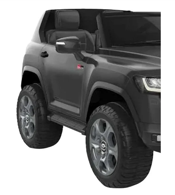 Toyota Landcruiser 12 Volt Black Ride On Car