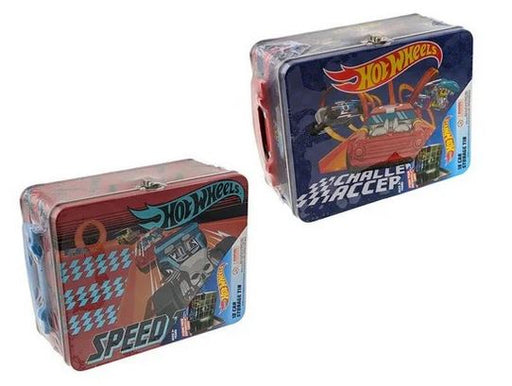 Hot Wheels 18 Car Storage Tin Carry Case Assorted