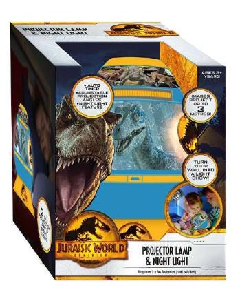 Jurassic World Projector Lamp & Night Light Ages:3+