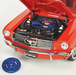 Classic Carltables 1966 Mustang 1/18 Sc Signal Flare Red