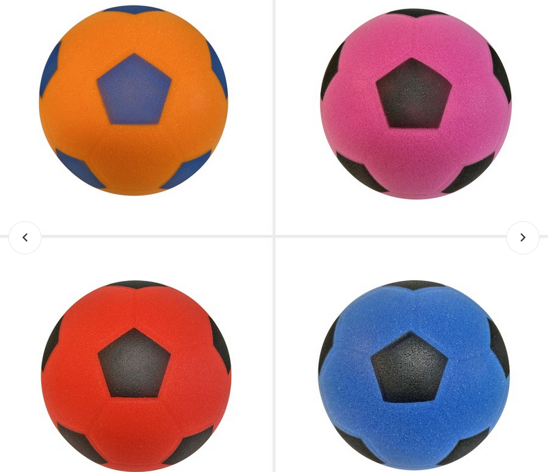 Reliance 20cm Silent Soccer Ball Asst