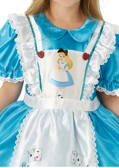 Rubies Alice In Wonderland Dlx Costume Size 3-5 Yrs Height (95cm-120 Cm)