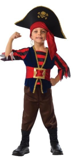Shipmate Pirate Costume Size Toddler
