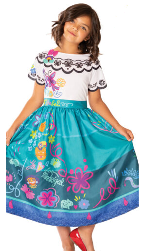 Rubies Mirabel Encanto Costume Size 4-6yrs (height 95cm-125cm)