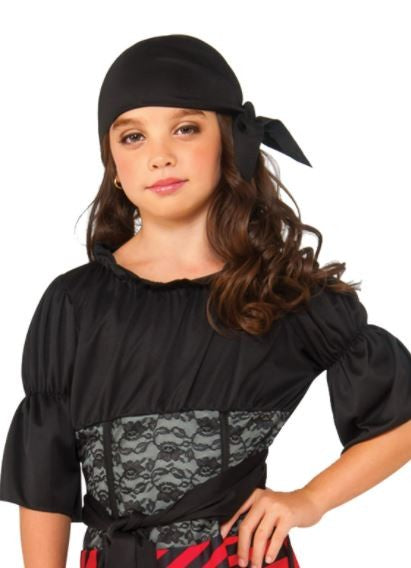 Pirate Girl Costume Size Medium 6-8 Years