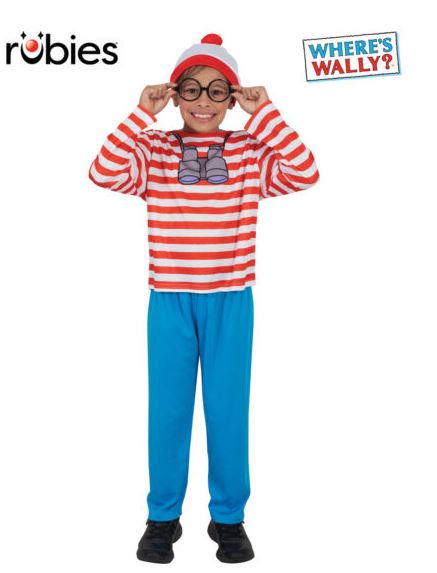 Rubies Where's Wally Costume Size:9-10 Years Height (130cm To 145cm)