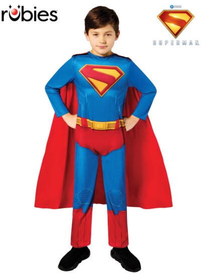 Rubies Superman Costume Size:6-8 Years Height(115xcm To135cm) 