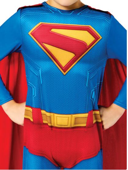 Rubies Superman Costume Size:6-8 Years Height(115xcm To135cm) 