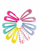 Just 4 You Bright Mix Snap Clip 12pk