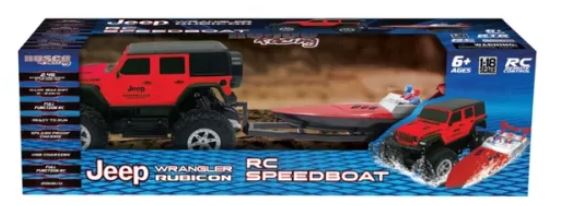 Rusco Racing 1/16 Sc Jeep Wrangler & Ocean Crushher Rc Boat Asst
