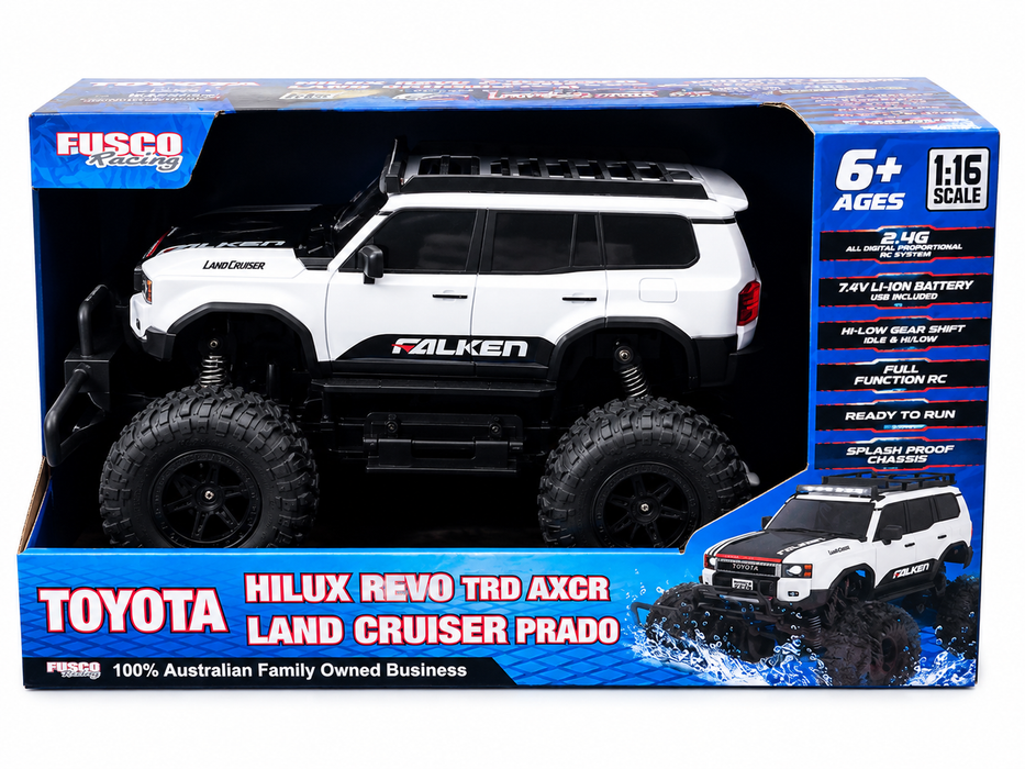 Rusco 1:16 Toyota Series - Hilux Revo Trd Axcr - Land Cruiser Prado