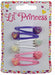 Little Princess Heart Hair Snap Clips 6 Piece