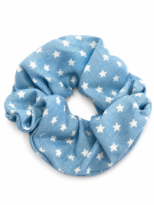 Hair Scrunchie Denim Design 2 Piece Set