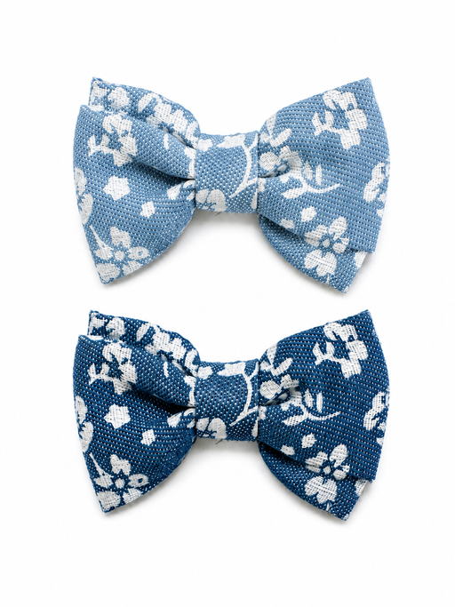 Just 4 You Denim Ibis Bow Clip