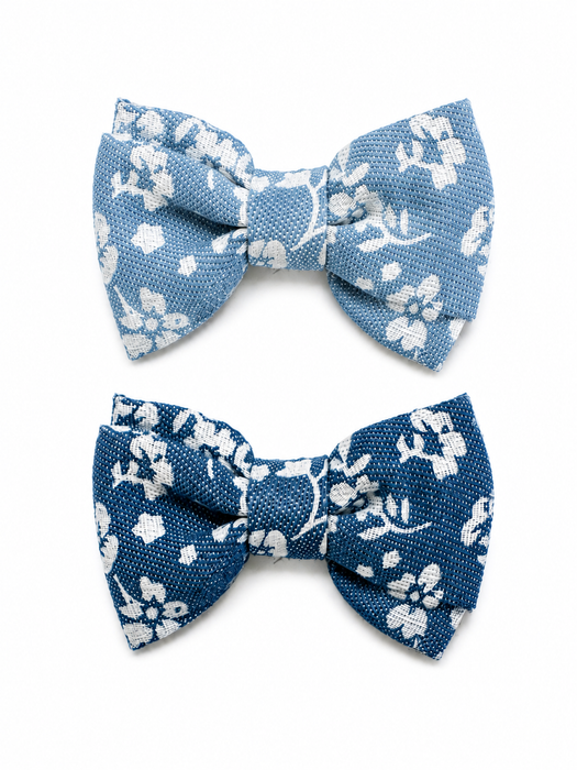Just 4 You Denim Ibis Bow Clip