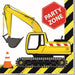 Party Napkin Construction Excavator  Design 20 Pc Pack