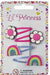 Little Princess Rainbow & Flower Snap Hair Clips 4 Piece